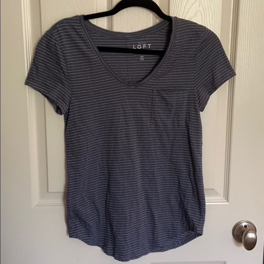 NWOT Loft striped shirt